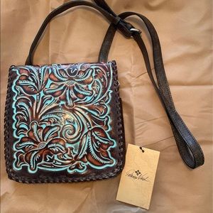 Patricia Nash crossbody turquoise